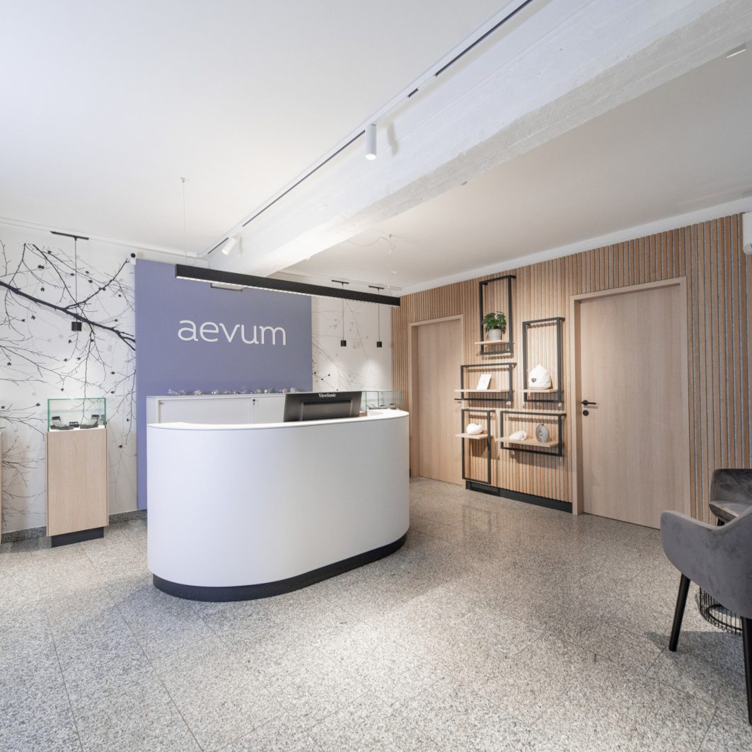 Der Empfang unserer Filiale in Graz.